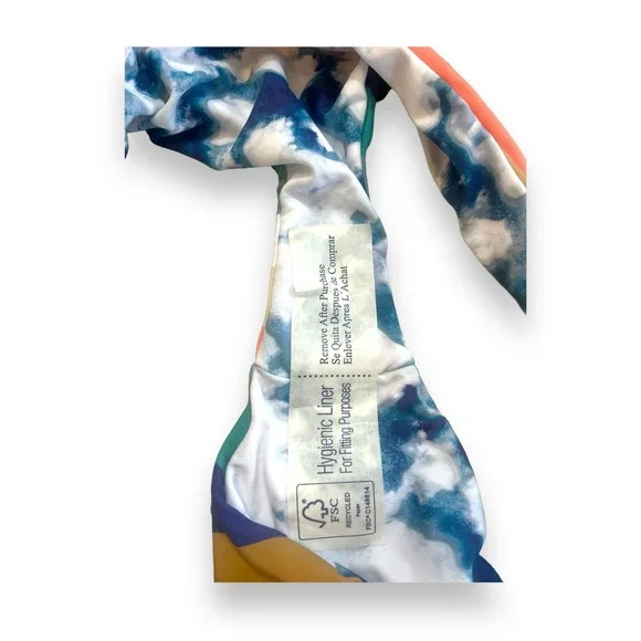 Raisins Low Rider Reversible STRIPED / TIE DYE Bikini Bottoms |  XL, Beach Break - Picture 10 of 15